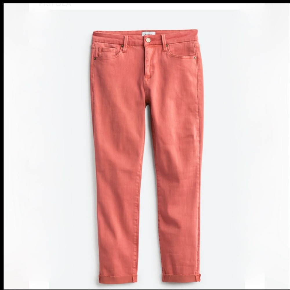 PISTOLA Drea Slim Straight Scissor Cut Hem Jean 33